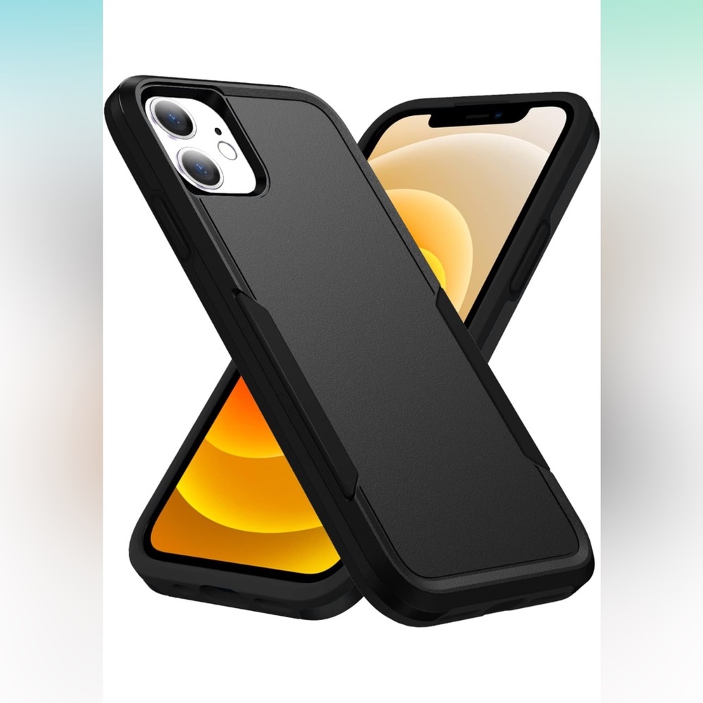 •new• IPHONE 12/12 PRO Phone Case & screen protector